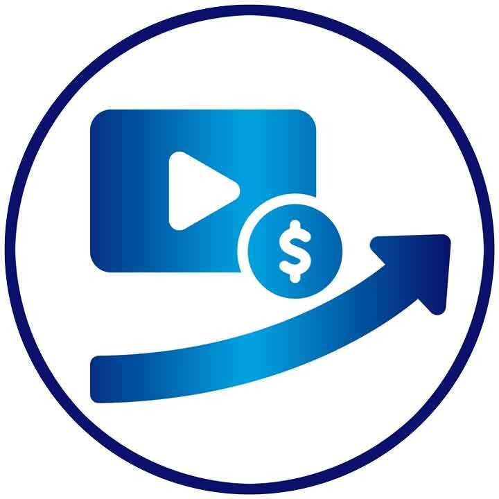 6F Media Paid Media and Performance icon graphic